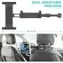 Car Headrest Mount, SAWAKE Angle Adjustable Headrest Tablet Mount, Universal Tablet Holder for Car Backseat, for 5" to 14" iPad/Tablet/Smartphone/Nintendo Switch
