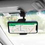 Cellet Sun Visor Car Phone Holder Smartphone Cradle Mount Clip Compatible to iPhone 11 Pro Max Xs Max Xr X 8 Plus Samsung Note 11 10 9 8 Galaxy S20 S20+ 5G S10 S9 S8 LG Q7+ Stylo 4 V30 G6 G5 V35 Moto, Black (PH700)