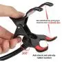 Slopehill Gooseneck Phone Holder for iPhone X XR XS 8 7 Plus Samsung Galaxy S10, Cell Phone Clip Holder for Bedroom Desktop Office Bathroom Kitchen, Rotate Freely Lazy Bracket Holder, Black Slopehill Gooseneck Phone Holder for iPhone X XR XS 8 7 Plus Samsung Galaxy S10, Cell Phone Clip Holder for Bedroom Desktop Office Bathroom Kitchen, Rotate Freely Lazy Bracket Holder, Black