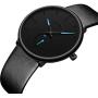 Mens Watches Minimalist Ultra Thin Waterproof Fashion Dressy Wrist Watch for Men Business Casual Luxury Quartz Analog Watch