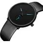 Mens Watches Minimalist Ultra Thin Waterproof Fashion Dressy Wrist Watch for Men Business Casual Luxury Quartz Analog Watch