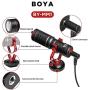 Boya by-MM1 Compact On Camera Shotgun Video Microphone YouTube Vlogging Facebook Livestream Recording Mic for iPhone Huawei Smartphone DJI Osmo Mobile Plus, for Canon Nikon Sony DSLR Cameras