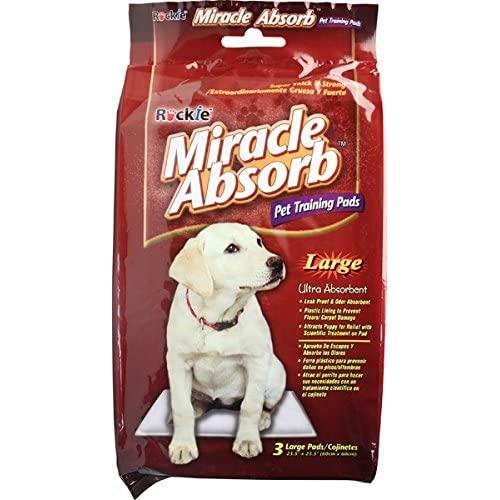 Large Pet Training Pads, 3 ct - Bulk Case of 24