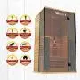 Medical Sauna 4 Full Spectrum | Home Sauna - 2 Person Indoor Infrared Sauna Spa | Oxygen Ionizer, Chromatic Light Therapy, Hot Yoga | Audio System | Full Spectrum, Carbon Heaters | Luxury Sauna Medical Sauna 4 Full Spectrum | Home Sauna - 2 Person Indoor Infrared Sauna Spa | Oxygen Ionizer, Chromatic Light Therapy, Hot Yoga | Audio System | Full Spectrum, Carbon Heaters | Luxury Sauna