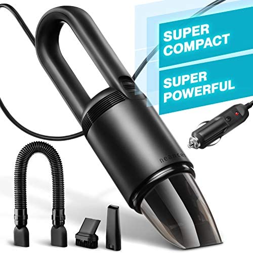 Neancer Handheld Vacuum, Handheld Car Vacuum Cleaner, Corded – Portable Mini Hand Vacuum for Cleaning Interior of Car, Truck, SUV, Van, RV – Automotive Vacuum with Powerful Suction Plugs