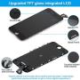 Uslansis Replacement Screen for iPhone 6, 4.7 LCD 3D Touch Screen Digitizer Compatible with Model A1586/A1549/A1589, Solve Any Screen Problems Easily with a Complete Set of Repair Tools (Black)