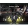 F6 Bluetooth Smart Watch IP68 Waterproof Sport Tracker Watch Outdoor Style Touchscreen with Pedometer, Message Push, Sleep Monitor, Heart Rate, Alarm Clock and Stopwatch (Black + Black)
