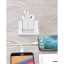 USB Wall Charger, 30W Fast USB Wall Plug 2Pack 3-Port USB Charger DeepDream Charger Block with QC 3.0, Foldable Plug Adapter for iPhone 11/ Pro/MAX/X/XS/XR/XS Max/8/7/6/Plus, iPad, Samsung and More