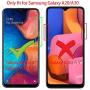 Samsung A20 case,Galaxy A20 Case,Galaxy A30 Case,MAIKEZI Soft TPU Slim Fashion Anti-Fingerprint Non-Slip Protective Phone Case Cover for Samsung Galaxy A20/A30(Black Brushed TPU)