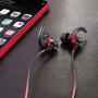 inOpera Wired Earbuds in-Ear Line-in Microphone Dynamic Crystal Clear Sound Earphones Noise Isolating Headset with 3.5 mm Jack Durable Cable for Cell Phones (Red/Black)