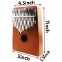 Okoume Kalimba 17 keys Thumb Piano Finger Piano Musical Gift