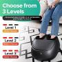 Foot Cure Electric Foot Massager With Remote Control Warmer- Shiatsu Massager For Deep Kneading Therapy- Air Compression Foot Spa Relieves Foot Pain from Plantar Fasciitis & Improves Blood Circulation