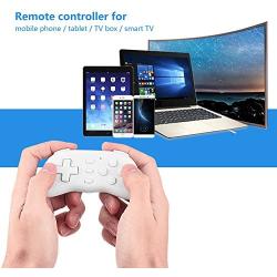 Bewinner Mini Game Controller, Portable Bluetooth Wireless Controller for Mobile Phone, Tablet, TV Box, PC Mini Gamepad Handle for iOS Android Windows