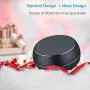 NUBWO Portable Bluetooth Speaker with Enhanced Bass and Stereo Sound, 8H Playtime, Bulti in Mic, Mini Wireless Speaker Portable for Phone, iPad, Mac, Tablet, Echo(Black)