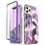 i-Blason Cosmo Series Case for iPhone 11 Pro 5.8 inch, Slim Full-Body Stylish Protective Case with Built-in Screen Protector (Purple)