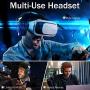 VersionTECH. G2000 Stereo Gaming Headset for PC, Xbox One, PS4, Nintendo Switch, Wired Gaming Chat Headphones with 3D Surround Sound, Noise-Cancellation Microphone，Volume Control & LED Lights