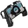 K21 PUGB Helper Four - Finger Linkage Game Handle Peace Elite Fast Shooting Button Controller Mobile Game Controller Game Trigger Joystick Gamepad for 4-6.5" iOS & Android Phone