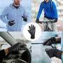 Cierto Winter Touchscreen Gloves for Men Waterproof for Running Cycling Driving
