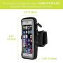 Case Compatible Cell Phone Armband with ID & Key Holder Compatible with iPhone 8 7 6 6s 5 SE Galaxy S10e S7 S6 with ID & Key Holder for Running, Walking, Hiking by Bear Beast