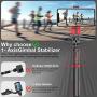 Yedano Smartphone Handheld Gimbal Stabilizer, 1-Axis Handheld Pan-tilt Tripod, Auto Balance, Reduce Shaking, for iPhone 11 Pro Max/X/Xr/8+/7+/6 Samsung Galaxy /S10+/S9+/S8/S7, More