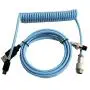 Tez Cables Z-Series Custom Coiled Aviator USB-C Keyboard Cable (Blue) Tez Cables Z-Series Custom Coiled Aviator USB-C Keyboard Cable (Blue)