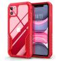 MOBOSI Vanguard Armor Designed for iPhone 11 Case, Rugged Cell Phone Cases, Heavy Duty Military Grade Shockproof Drop Protection Cover for iPhone 11 6.1 Inch 2019 (Red)