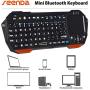 Mini Wireless Keyboard with Touchpad for Smart TV Projector Compatible with Android iOS Windows