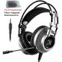 Game Headset-3.5mm Socket and USB Wired Headset with Microphone and Amazing PC, PS4, Xbox, Tablet PC, Smartphone