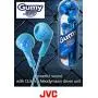 JVC HAF160B Gumy Ear Bud Headphone Black