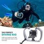 Movo GB-U70 Underwater Diving Rig for GoPro Hero with Cold Shoe Mounts, Wrist Strap - Works with HERO3, HERO4, HERO5, HERO6, HERO7, HERO8 and Waterproof Action Cam - Perfect Scuba Gear GoPro Accessory