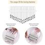 Koldot Clear Kalimba 17 Keys Engraved With Notes Bear Shaped Thumb Piano Solid Finger Piano Clear Body Cute Crystal Acrylic Kalimba With Tuning Hammer Hard Case Gifts for Kids Adult Beginners