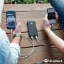 NinjaBatt PowerPal 10000mAh Power Bank, 18W PD & QC3 Portable Charger with High Speed Charging USB and USB-C Ports 3A High-Capacity External Battery Perfect for iPhone 8 X XS 11 Pro Galaxy S8 S9 S10