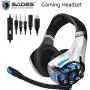 SA822T Gaming Headset Gamer Earphones Over-Ear Gaming Headphones for PS4, PC Computer Mobile Phone SA822T Gaming Headset Gamer Earphones Over-Ear Gaming Headphones for PS4, PC Computer Mobile Phone