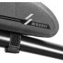 Roysberry Bicycle Accessories Cycling Bag, Bicycle Frame Bag Waterproof Top Tube Bag Bicycle Front Mobile Phone Bag Bike Cycling Bag Gray