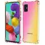ROSAUI for Samsung Galaxy A10e Case Soft TPU Bumper Slim fit Shockproof Anti Scratch Drop Protection Flexible Gradient Transparent Cute Case for Galaxy A10e (Gold-Pink)