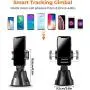 Camera auto Tracker 360° Rotate Around for Phone-Android Phone Smartphone Sport Mode/Object Face Tracking Motion/Smart Shooting Camera Phone Mount Flexible Tripod Stand for Selfies/Vlogging/Streaming