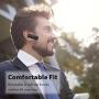 Marnana Bluetooth Headset w/Voice Command Control,Bluetooth Earpiece w/ CVC8.0 Noise Cancelling Dual Mic & 13 Hrs Playtime,V5.0 Wireless Headset Hands-Free Call for iPhone Samsung Android Cell Phone