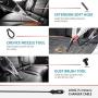 MEG Handheld Vacuum Cleaner Cordless, Rechargeable,106W Lithium Battery, Small&Lightweight, Vacuum Cleaner, Strong Aluminum Fan, Powerful Portable Vacuum & 2 Adapter Charging Cables
