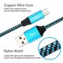 Bynccea Micro USB Cable Android,[6-Pack 3FT 3FT 6FT 6FT 10FT 10FT] Cell Phone Charger Cord Nylon Braided Fast Charging Compatible with Samsung Galaxy S7 J7 Edge,LG,HTC,Moto,Kindle Fire,Sony,Xbox