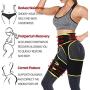 Sprifloral Waist Trainer for Women - Low Waist Ultra Light Butt Lifter Shaper Thigh Trimmers with Adjustable Belt | Hip Enhancer Invisible Lift Shapewear for Workout,Fitness,Training