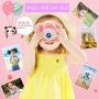 PAKESI Kids Selfie Camera, with 32GB SD Card,Best Birthday Gifts for Girls Age 3-9, HD Digital Video Cameras for Toddler-Pink