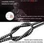 90 Degree iPhone Charger 10 FT Braided Lightning Cable 3 Pack Right Angle Charging & Syncing Cord Compatible with iPhone/XS/XR/X/8/7/6/iPad etc.(Black White,10ft)