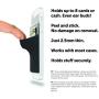 CardNinja Ultra-Slim Self Adhesive Credit Card Wallet for Smartphones, Black