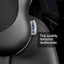 Zyllion Shiatsu Back and Neck Massager - Kneading Massage Pillow with Heat for Shoulders, Lower Back, Calf - Use at Home and Car, Black, (ZMA-13-BK)