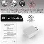 USB-C Power Adapter, 18W PD Wall Charger UL Certified 3A Fast Charging Block Rapid Cube Quick Outlet Compatible with iPhone 11 Pro Xs Max XR iPad Pro Pixel Samsung Galaxy S10 S9 S8 Note 9 8