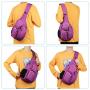 WANDF Sling Bag One Strap Backpack Travel Crossbody Backpack Water-Resistant