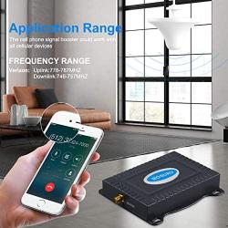 Cell Phone Signal Booster Verizon 4G LTE 700Mhz FDD Band13 Boost Data and Voice Verizon Cell Signal Booster Verizon Cell Phone Booster Repeater Mobile Signal Booster Amplifier BOSURU With Antennas Kit