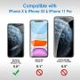 JETech Screen Protector for Apple iPhone 11 Pro, iPhone Xs and iPhone X 5.8-Inch, Tempered Glass Film, 3-Pack