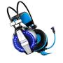 PS4 Gaming Headset KingTop Xbox One LED Lighting Computer Headphone with Mic Stereo Bass for PlayStation4 Xbox One PC Tablet Laptop Mobile Phones Smartphones