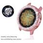 Surace Galaxy Watch Active 2 Case 40mm, Bling Frame Protective Case Compatible for Samsung Galaxy Watch Active 2 (3 Packs, Rose Gold/Pink Gold/Clear)-40mm